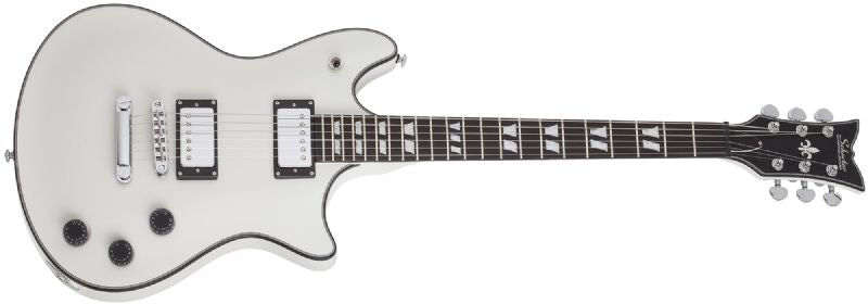 Schecter Tempest Custom Electric Guitar, Vintage White 1724-SHC