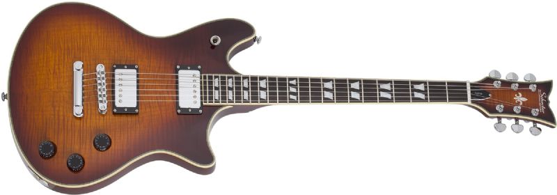 Schecter Tempest Custom Electric Guitar, Faded Vintage Sunburst 1725-SHC