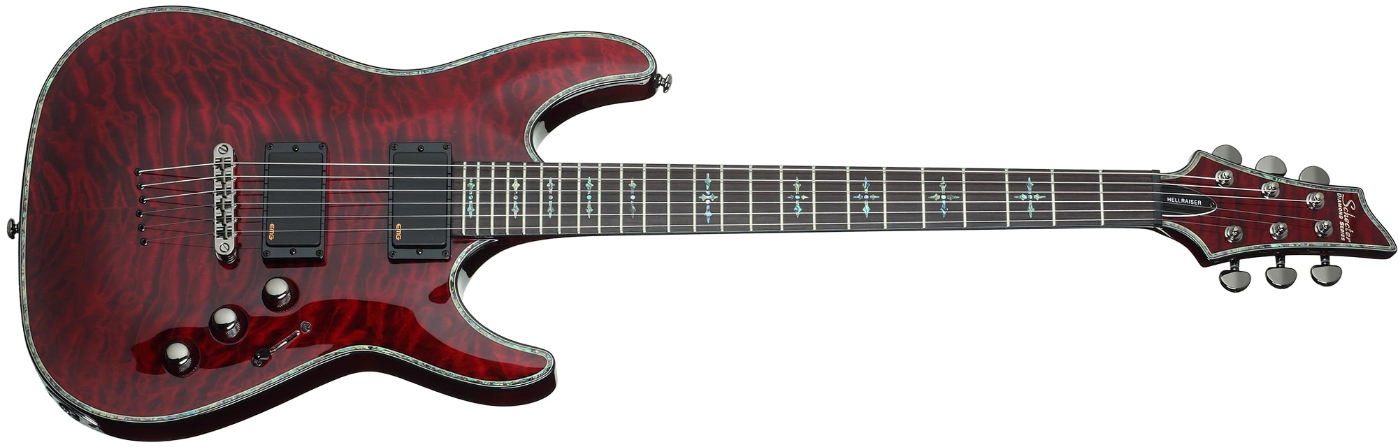 Schecter Hellraiser C-1 Electric Guitar - Black Cherry 1788-SHC - The Guitar World