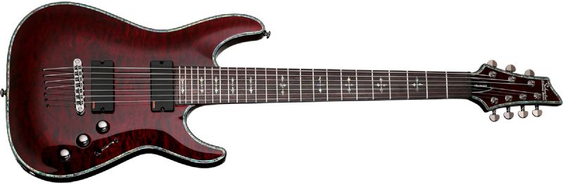 Schecter Hellraiser C-7 7-String Electric Guitar Black Cherry Item 1792-SHC