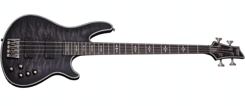 Schecter Hellraiser Extreme-4 4-String Electric Bass Guitar, 24 Frets, Thin C Shape Neck, Ebony Fretboard,1909-SHC - The Guitar World