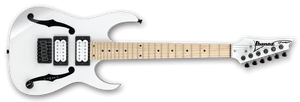 Ibanez Paul Gilbert miKro Electric Guitar - White - The Guitar World