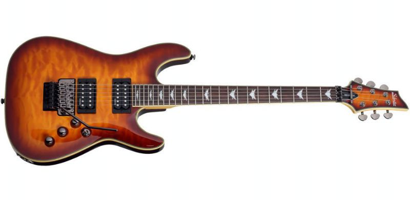 Schecter Omen Extreme Floyd Rose 6-String Full-Size Electric Guitar - Vintage Sunburst 2029-SHC