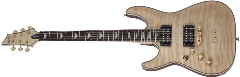 Schecter Omen Extreme-6 Left-Handed Electric Guitar, Gloss Natural Item 2035-SHC