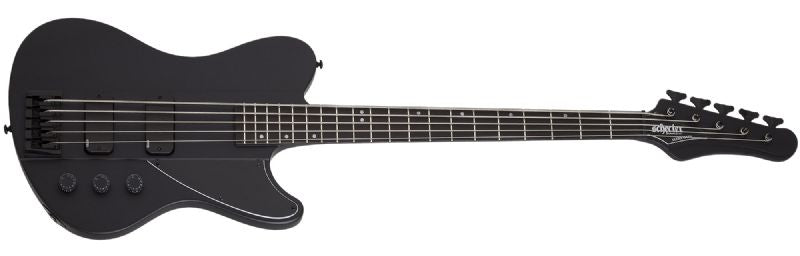 Schecter Ultra-5 5-String Electric Bass, Satin Black 2128-SHC