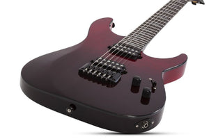 Schecter Reaper-6 Elite Left-Handed Electric Guitar, Blood Burst 2183-SHC