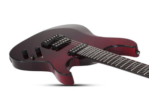 Schecter Reaper-6 Elite Left-Handed Electric Guitar, Blood Burst 2183-SHC