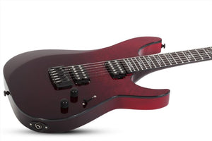 Schecter Reaper-6 Elite Left-Handed Electric Guitar, Blood Burst 2183-SHC