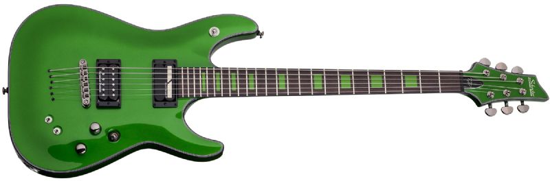 Schecter Kenny Hickey Signature C-1 Artist Series Solid-Body Electric Guitar Steele Green 221-SHC