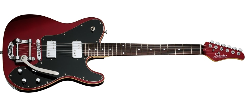 Schecter Vintage 6-String Electric Guitar Thin 'C' Shape Neck Rosewood Fretboard Metallic Red 2211-SHC - The Guitar World