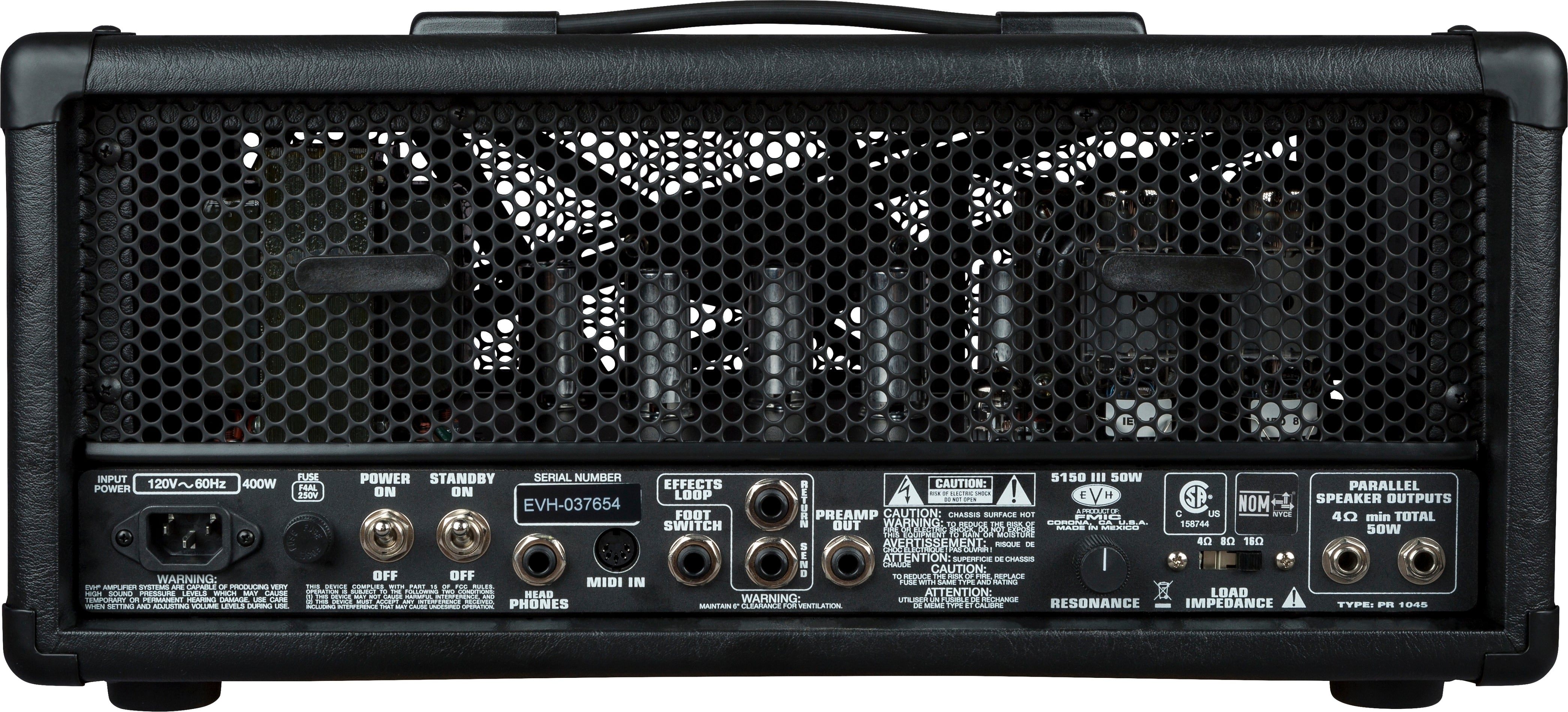 EVH 5150III 50W 6L6 Head in Black, 120V - The Guitar World