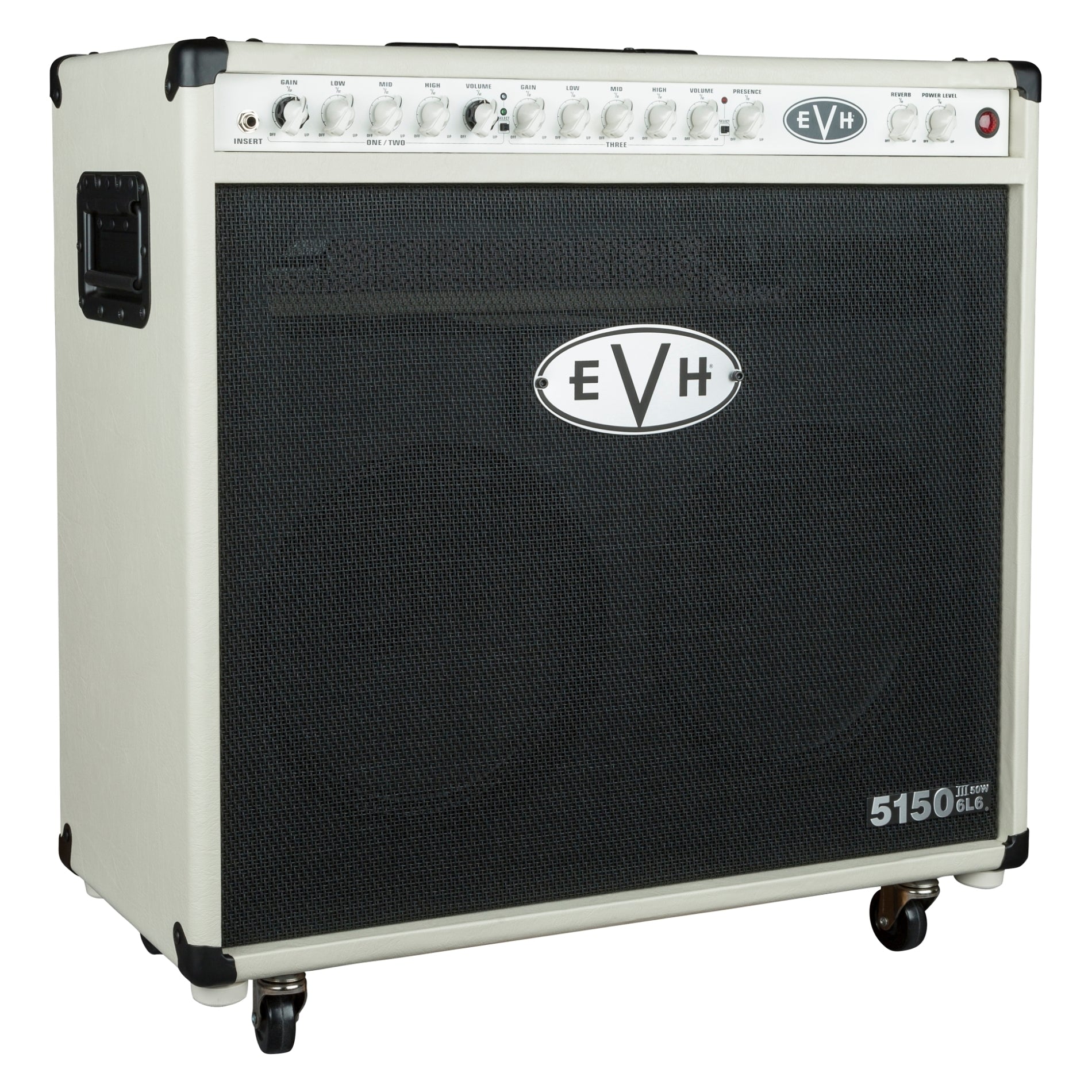 EVH 5150III 2x12 50W 6L6 Combo, Ivory, 120V - The Guitar World
