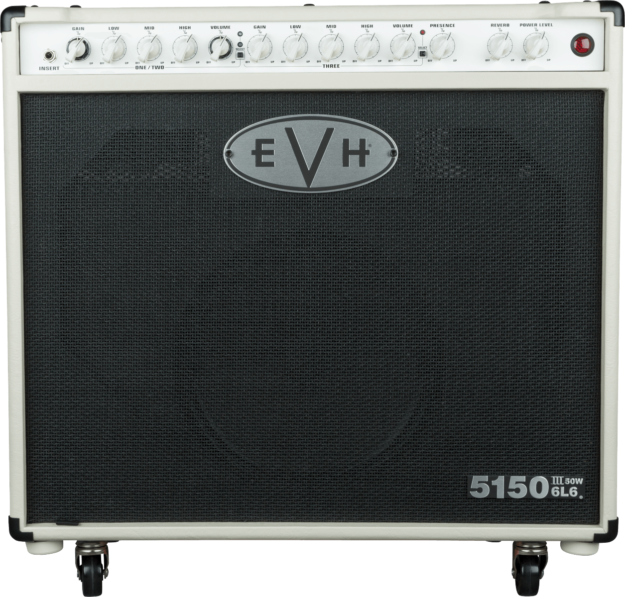 EVH 5150III 1x12 50W 6L6 Combo, Ivory, 120V