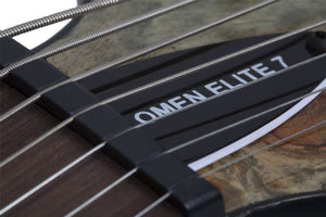 Schecter Omen Elite-7 7-String Electric Guitar, Charcoal 2457-SHC