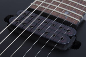 Schecter Damien-7 7-String Electric Guitar, Satin Black 2472-SHC