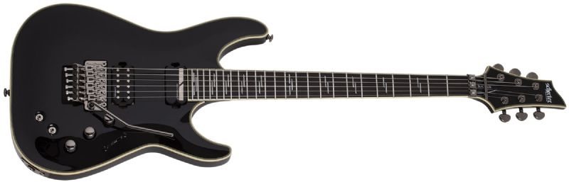 Schecter C-1 Fr S Blackjack Series Electric Guitar, Gloss Black 2563-SHC