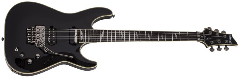 Schecter C7 Blackjack Series Electric Guitar, Gloss Black 2564-SHC