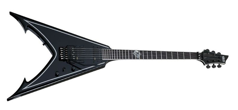 Schecter RavenDark FR Abbath Signature w/ Floyd Rose Tremolo Gloss Black 6 String Solid-Body Electric Guitar 287-SHC