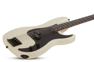 Schecter P-4 Flat Top Electric Bass in Ivory 2920-SHC - The Guitar World
