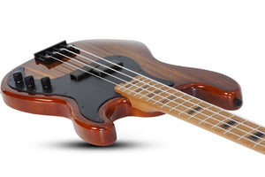 Schecter P-4 Exotic Electric Bass, Faded Vintage Sunburst 2927-SHC