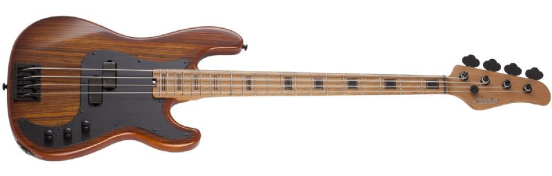 Schecter P-4 Exotic Electric Bass, Faded Vintage Sunburst 2927-SHC