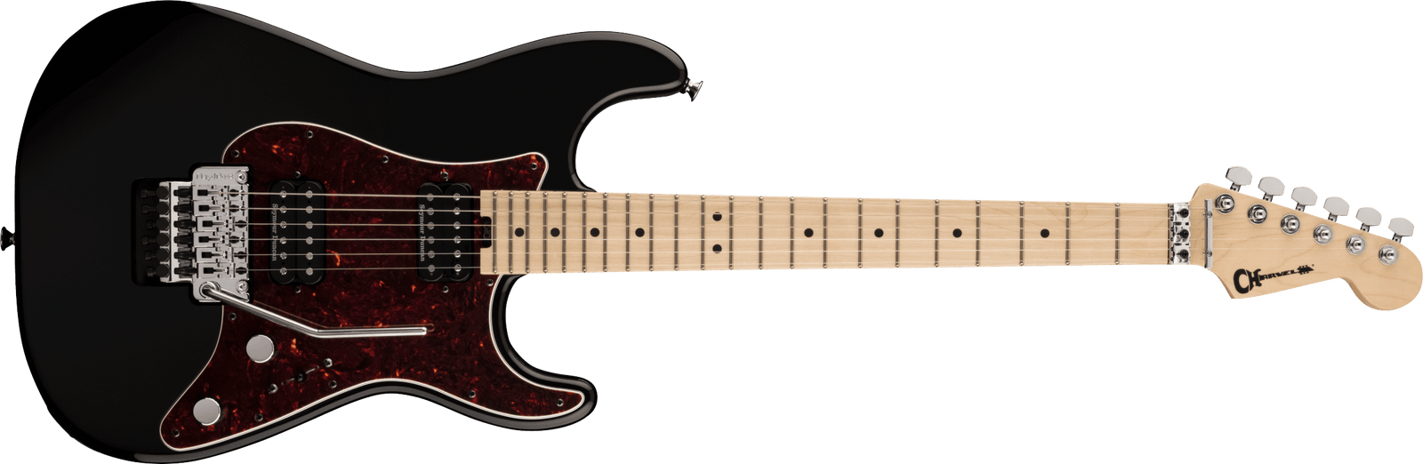 Charvel Pro-Mod So-Cal Style 1 HH FR M, Maple Fingerboard, Gamera Black 2966002503