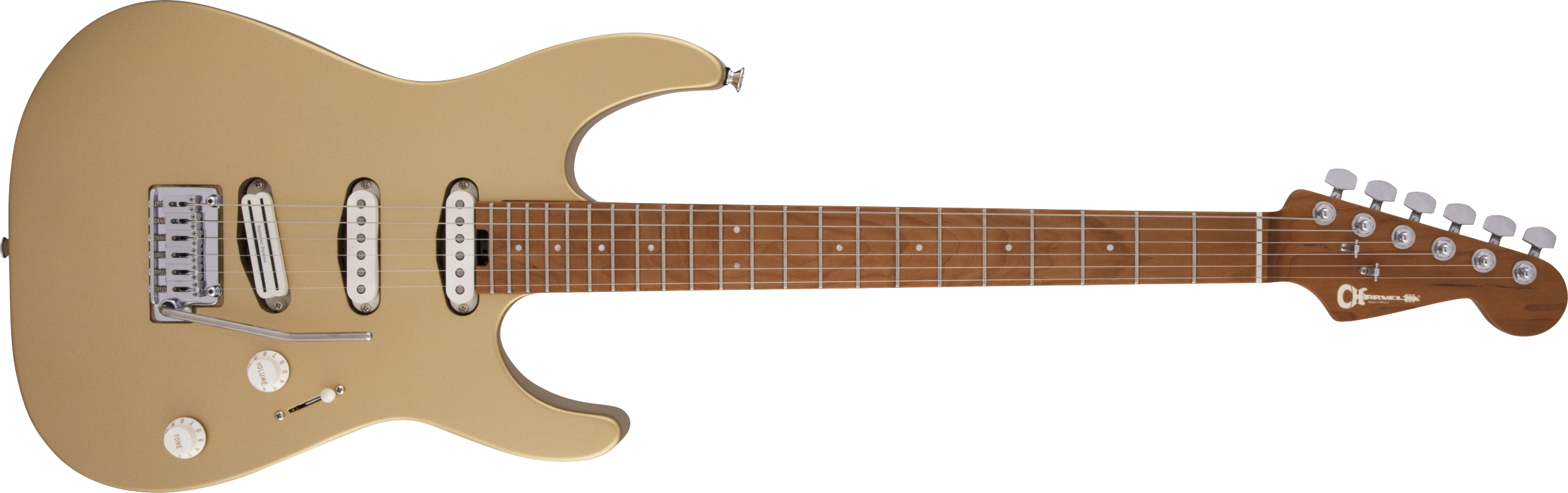 Charvel Pro-Mod DK22 SSS 2PT CM, Caramelized Maple Fingerboard