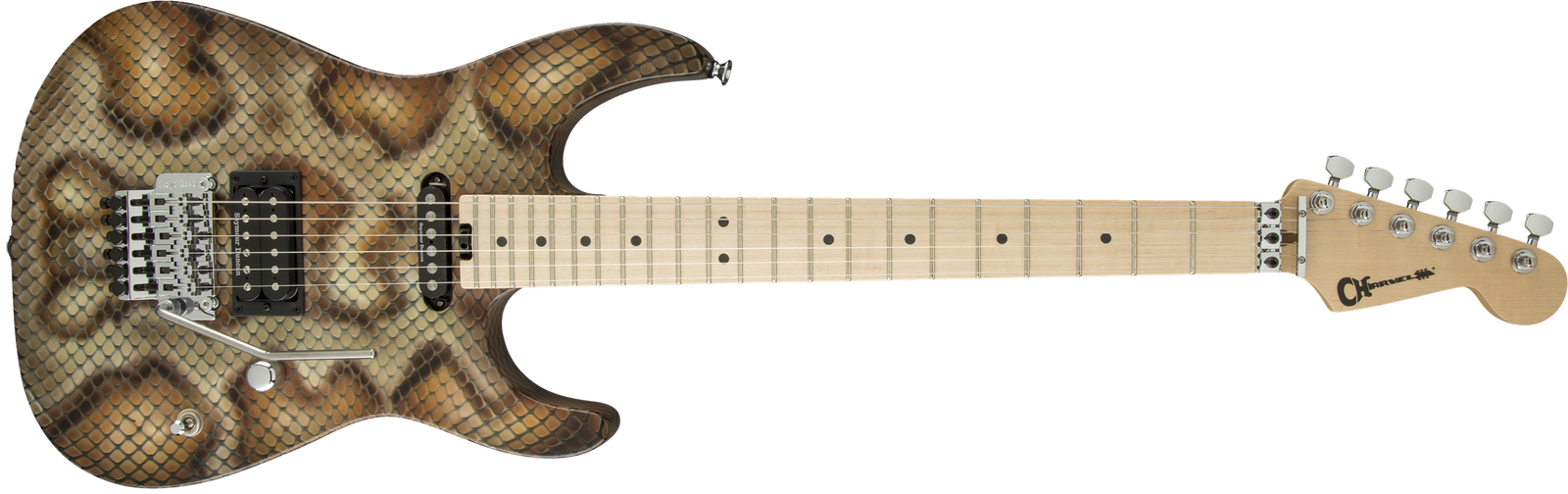 Charvel Warren DeMartini Signature Pro-Mod Snake, Maple Fingerboard, Snakeskin 2969197591