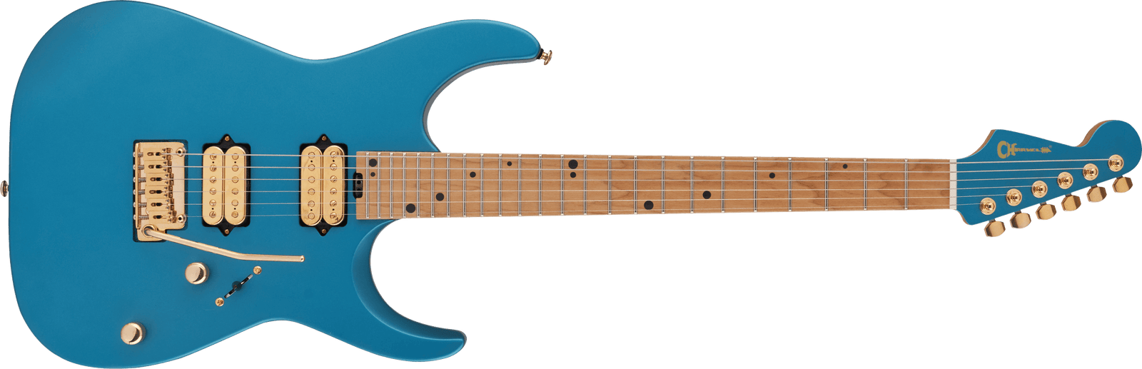 Charvel  Angel Vivaldi Signature Pro-Mod DK24-6 Nova, Caramelized Maple Fingerboard, Lucerne Aqua Firemist 2972411516
