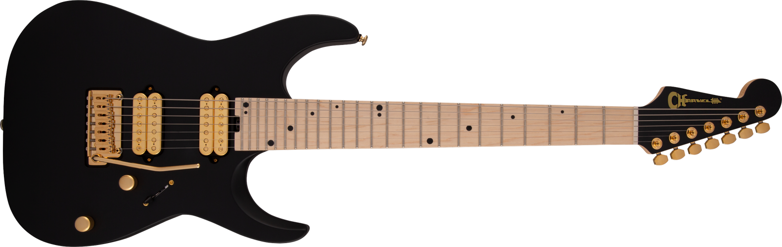 Charvel Angel Vivaldi Signature DK24-7 Nova, Maple Fingerboard, Satin Black 2979411568
