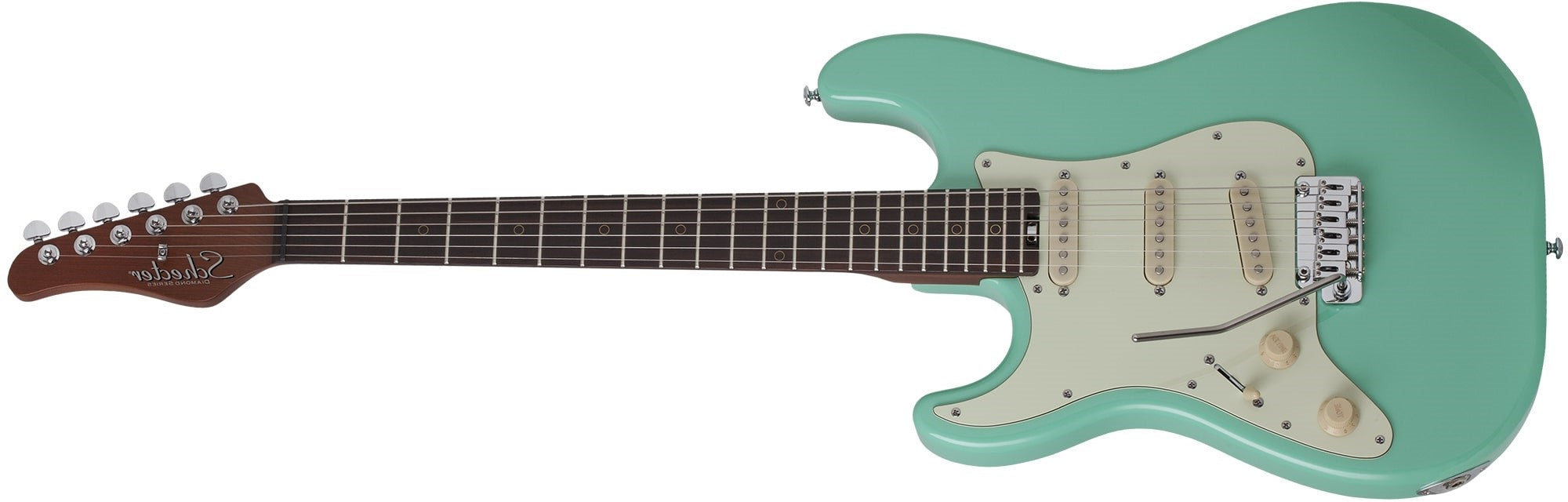Schecter Nick Johnston Traditional Ebony Fingerboard Left-Handed Atomic Green Item 307-SHC - The Guitar World