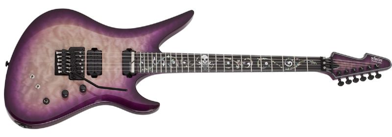 Schecter Nikki Stringfield A-6 FR S Electric Guitar, Maiden Mist 359-SHC