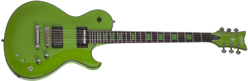 Schecter Kenny Hickey Solo-6 EX S Electric Guitar, Steele Green Item 379-SHC