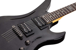 Schecter Avenger SGR 6-string Electric Guitar Metallic Black 3825-SHC - The Guitar World