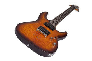 Schecter C-6 Plus Electric Guitar, Rosewood Fingerboard, Vintage Sunburst 444-SHC