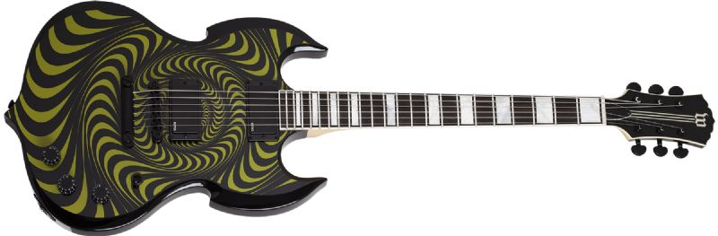 Schecter Wylde Audio Barbarian Electric Guitar, Grimmest Green Item 4543-SHC