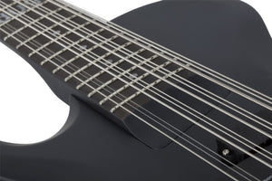 Schecter Dug Pinnick DP-12 Left-Handed Electric Bass, Satin Black 460-SHC