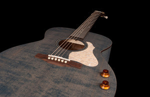 Art & Lutherie Legacy Q-Discrete RH Acoustic Electric Guitar in Denim Blue 047086