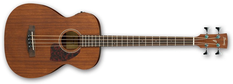 Ibanez Acoustic/Electric Bass Guitar IN Open Pore Natural PCBE12MH-OPN - The Guitar World