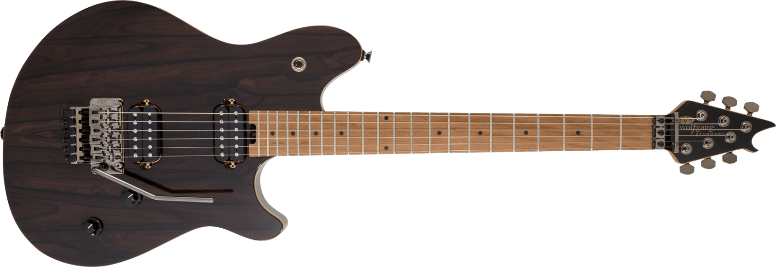 EVH Wolfgang WG Standard Exotic Ziricote, Baked Maple Fingerboard in Natural