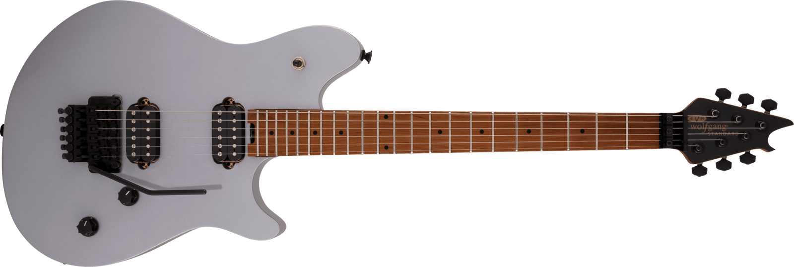 EVH Wolfgang WG Standard, Baked Maple Fingerboard in Quicksilver