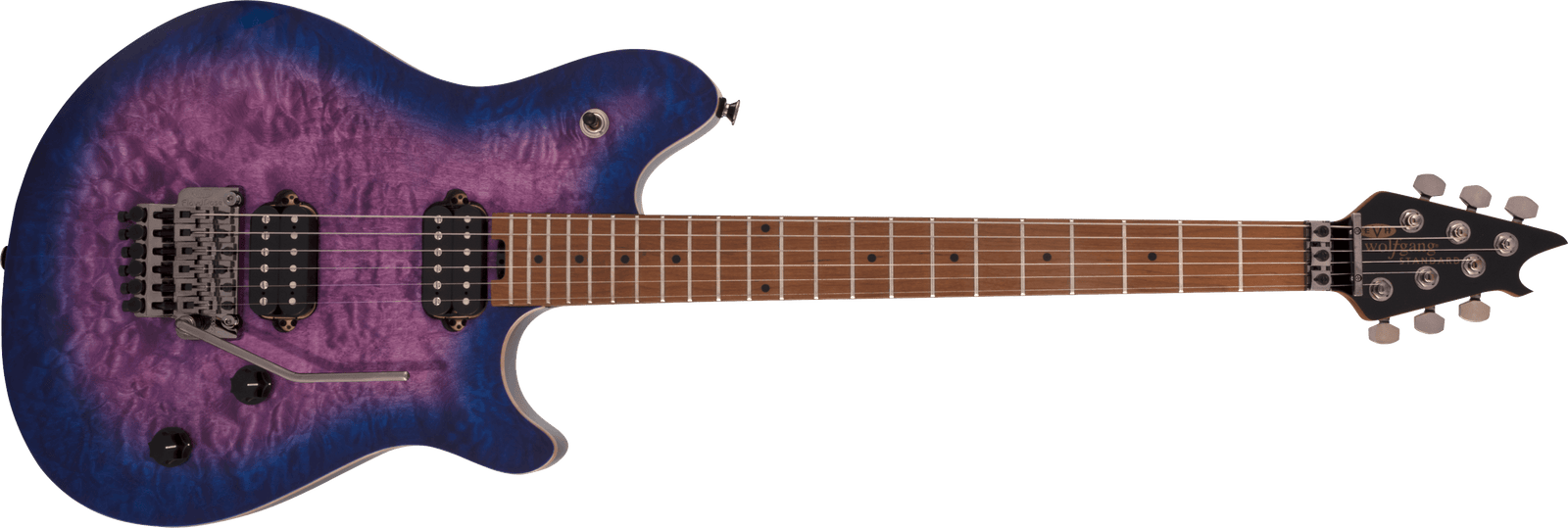 EVH Wolfgang WG Standard QM, Baked Maple Fingerboard in Northern Lights