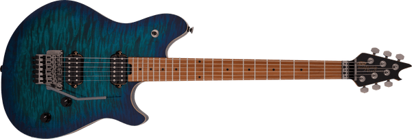 EVH Wolfgang WG Standard QM Baked Maple Fingerboard in Chlorine