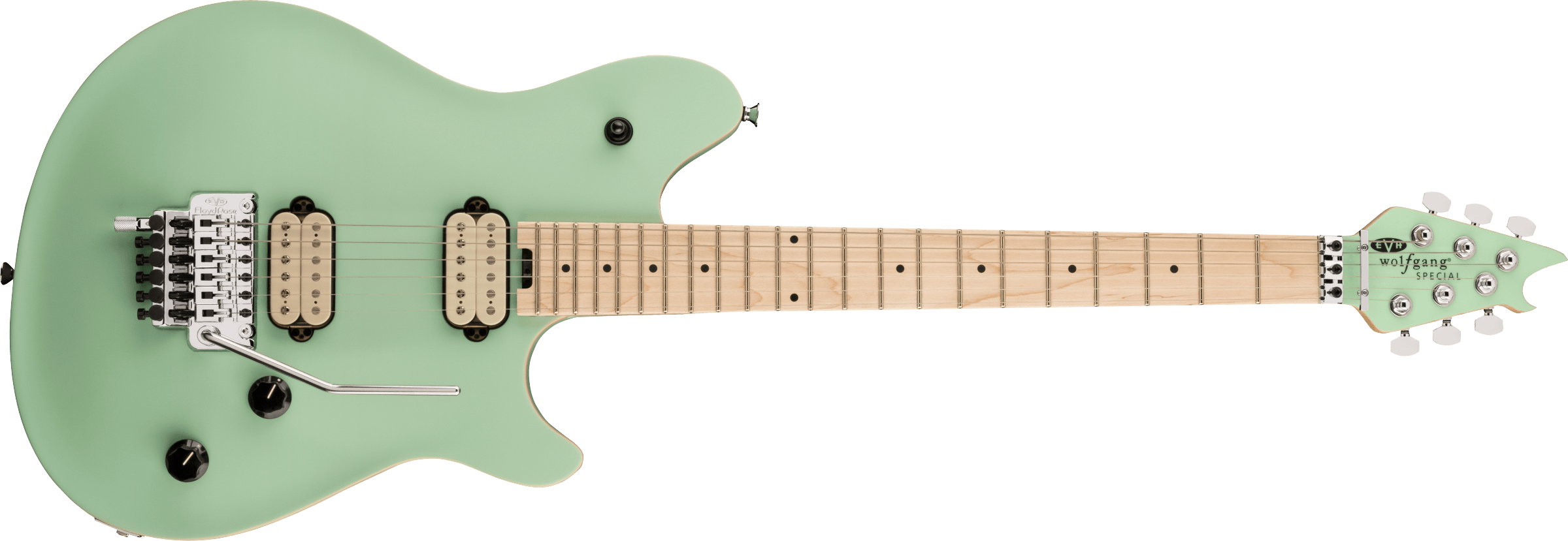 EVH Wolfgang Special, Maple Fingerboard, Satin Surf Green
