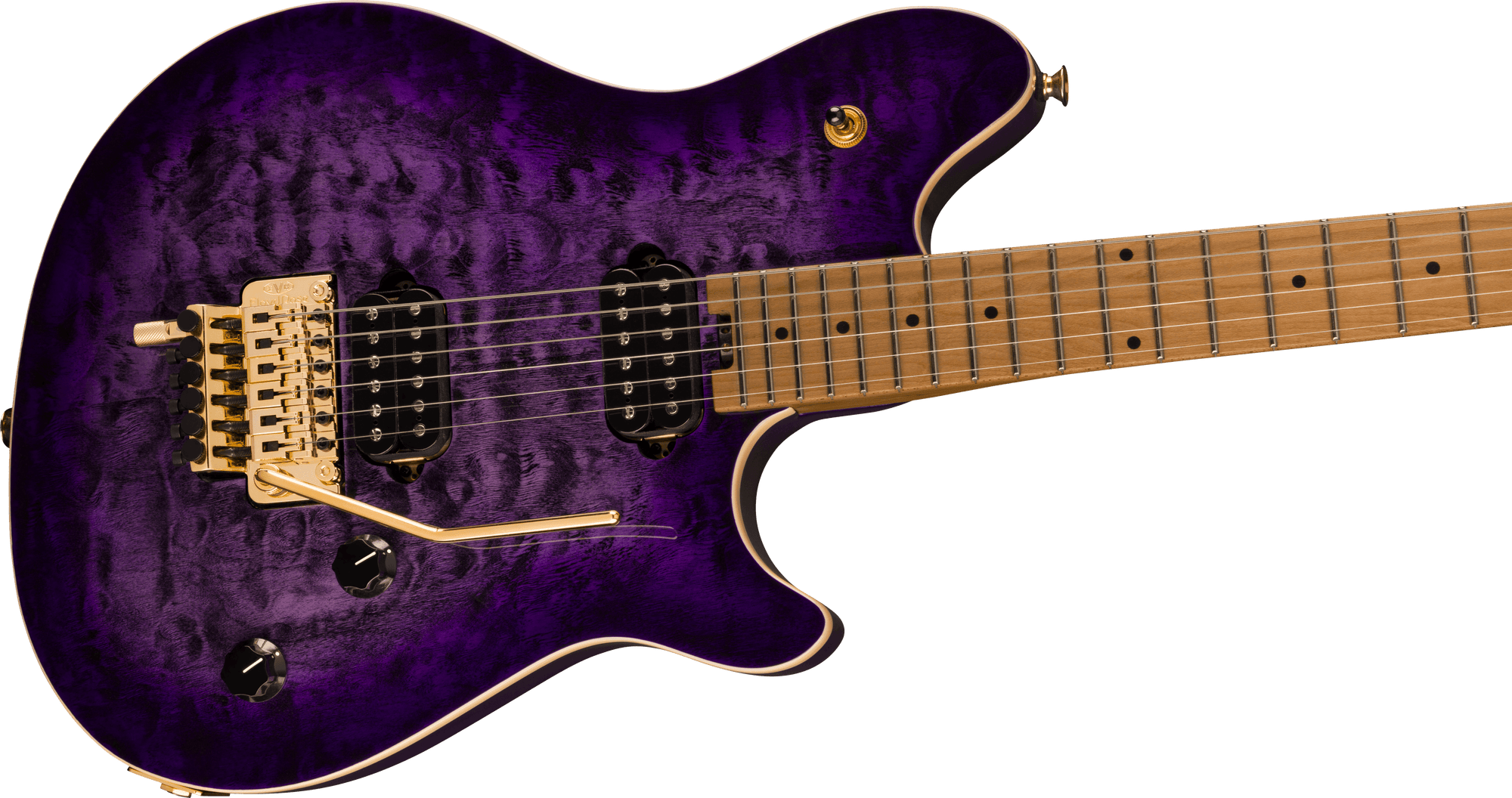 EVH Wolfgang Special QM Baked Maple Fingerboard Purple Burst