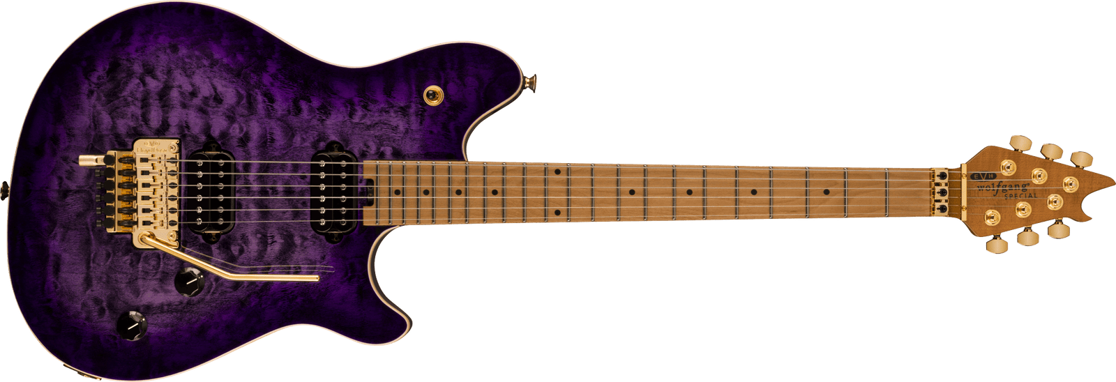 EVH  Wolfgang Special QM, Baked Maple Fingerboard, Purple Burst 5107701593