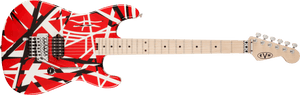 EVH Stripe Series Electric Guitar in Red, Black and White