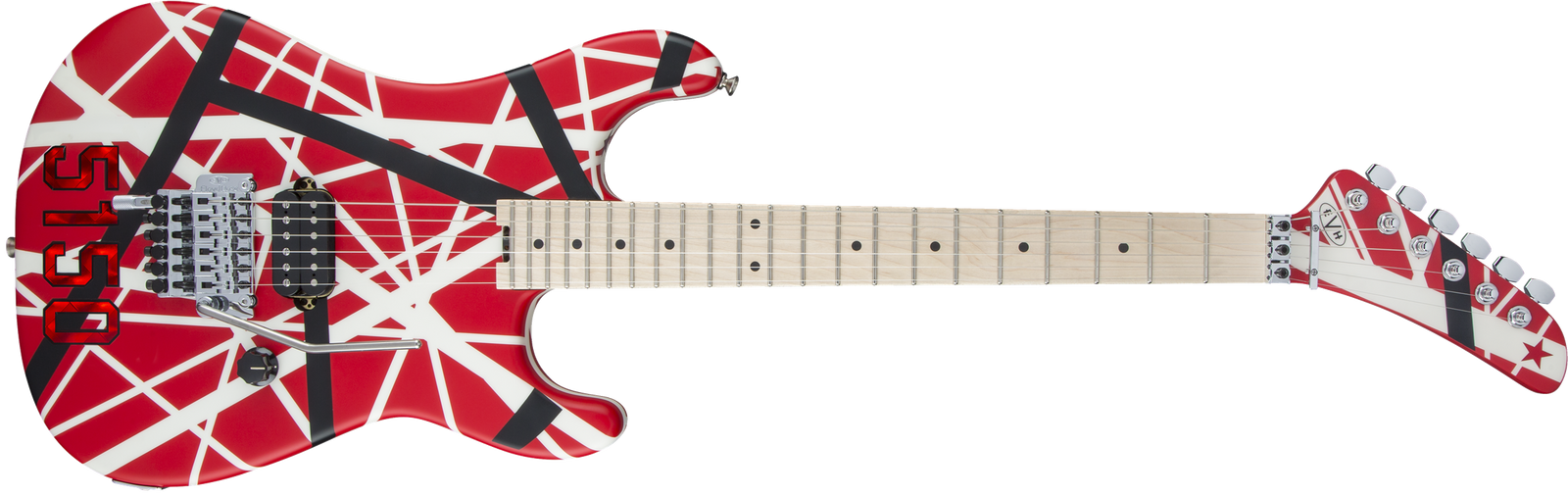EVH STRIPED SERIES 5150 RED, BLACK, WHITE 5107902515