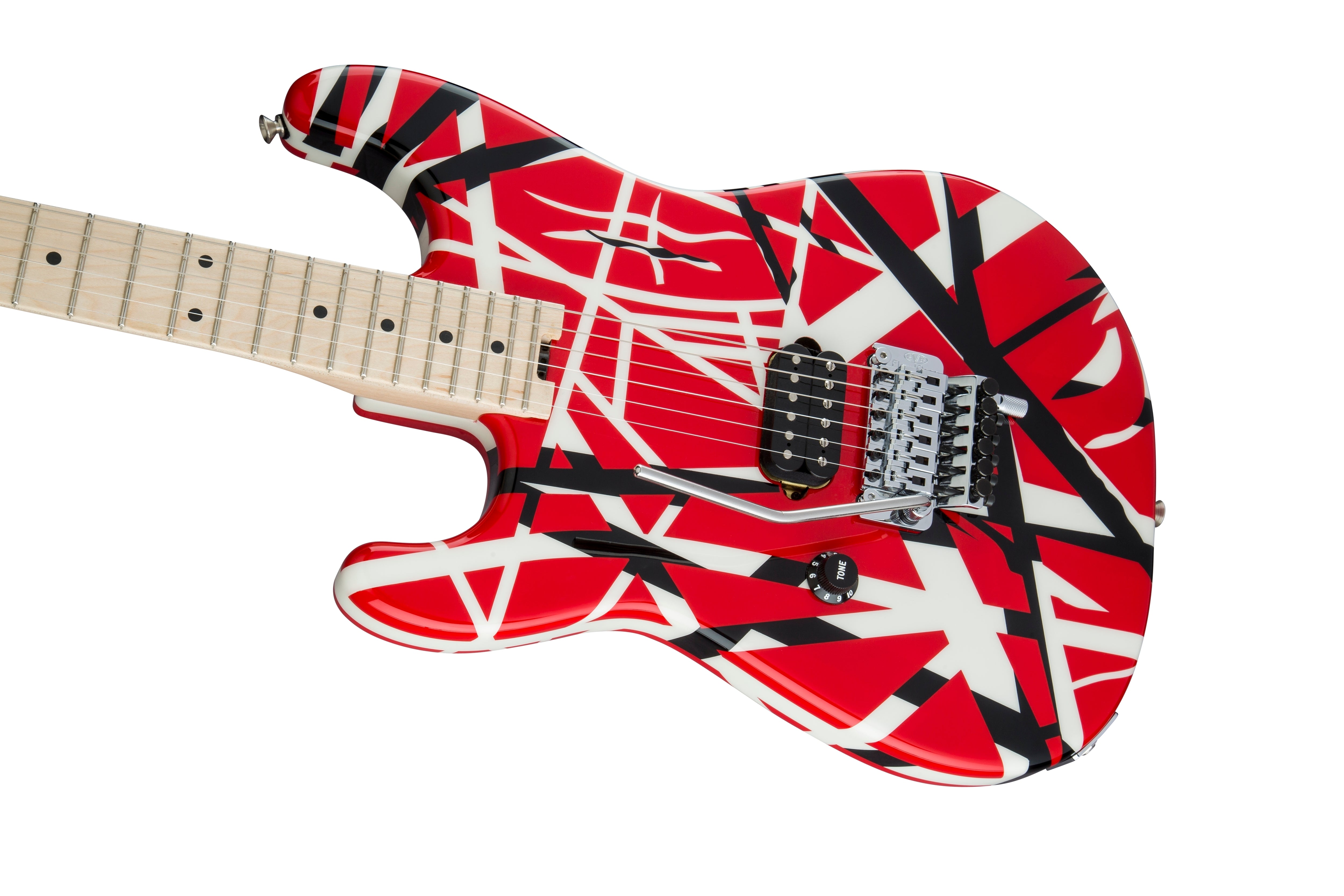 White left handed sales electric guitar