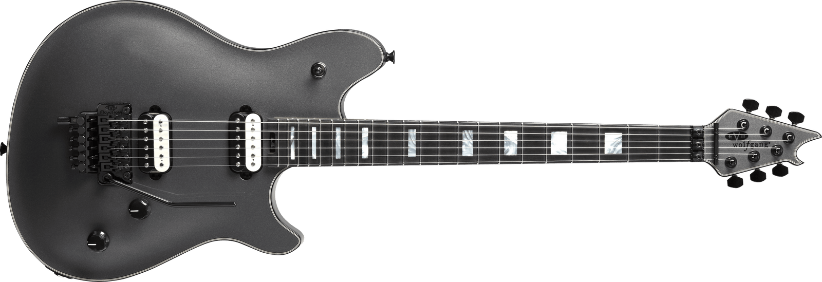 EVH Wolfgang USA Electric Guitar with Ebony Fingerboard in Silver